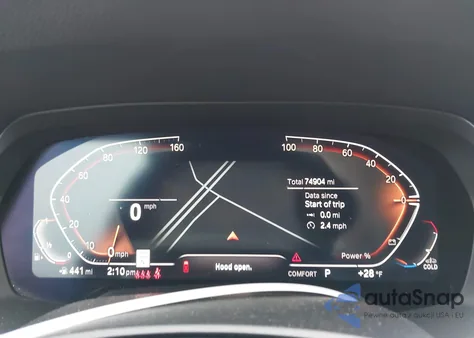 2021 BMW X7 xDrive40I из США, поврежденный, VIN 5UXCW2C01M9E40492